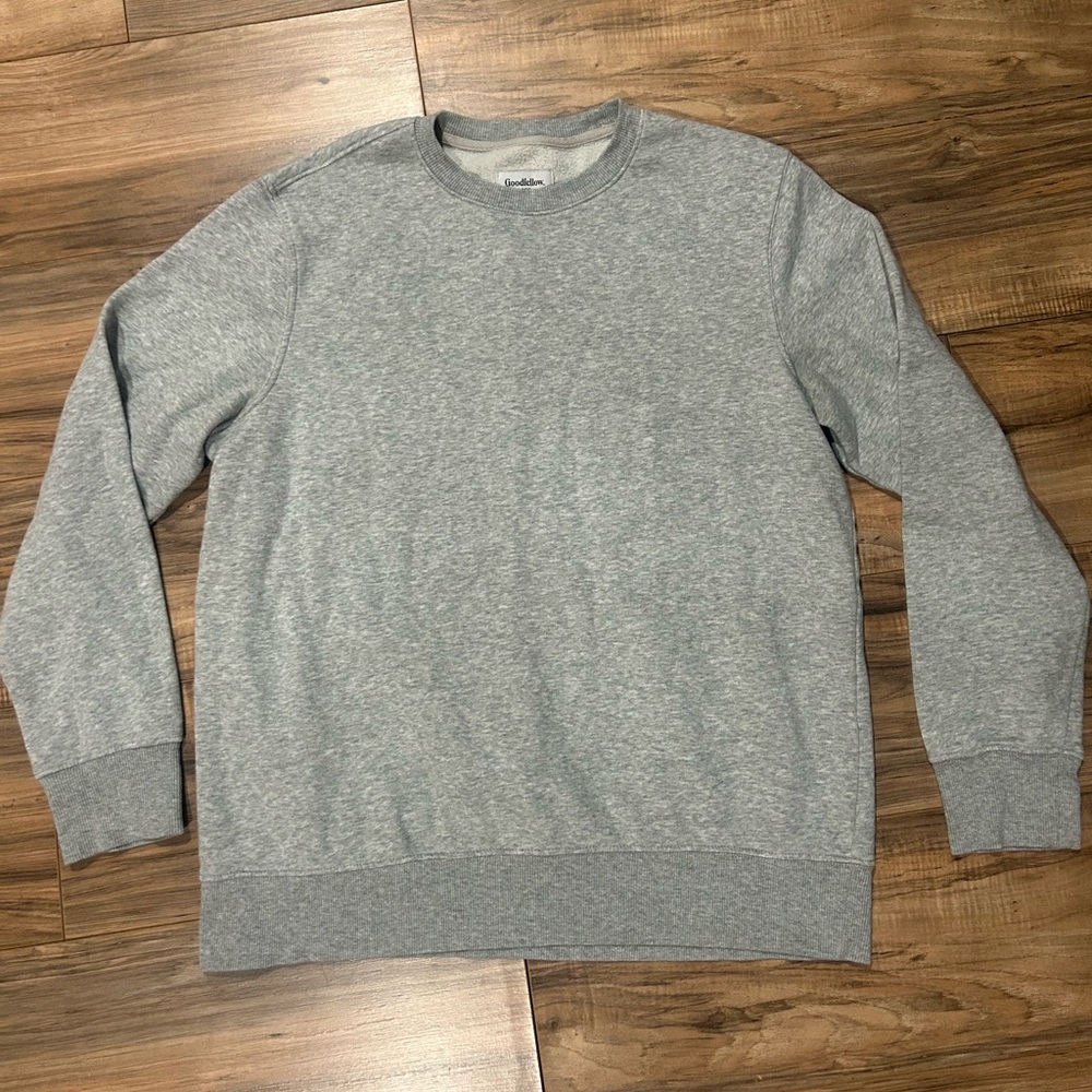 Mens Grey Crewneck Sweatshirt